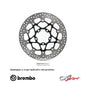 BREMBO - SERIE ORO FLOATING DISC 78B408B5 Front 