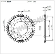 Carica l&#39;immagine nel visualizzatore di Gallery, KIT TRASMISSIONE DID YAMAHA Cod. 375724000