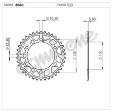 Carica l&#39;immagine nel visualizzatore di Gallery, KIT TRASMISSIONE TROFEO KAWASAKI Cod. 256181000