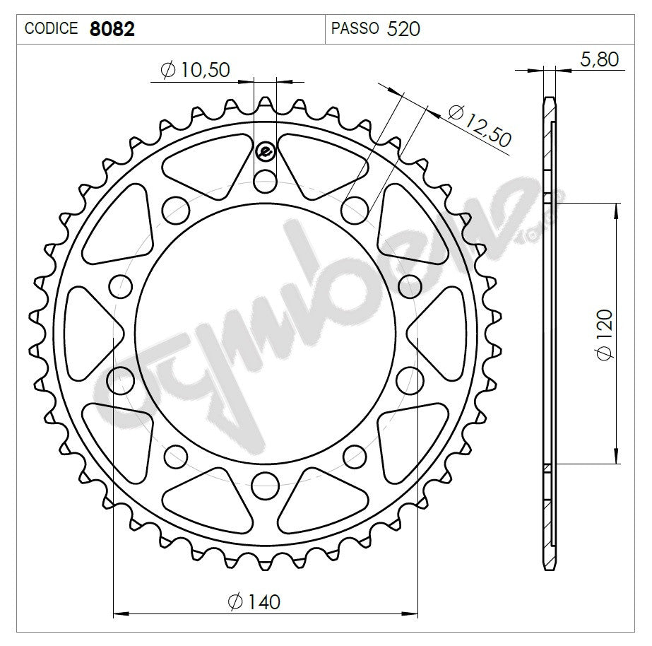 KIT TRASMISSIONE DID RACING SUZUKI Cod. 37A095