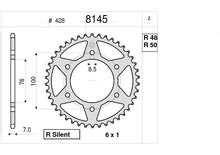 Carica l&#39;immagine nel visualizzatore di Gallery, KIT TRASMISSIONE TROFEO YAMAHA Cod. 255721000