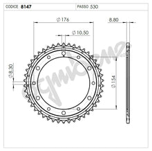 Carica l&#39;immagine nel visualizzatore di Gallery, KIT TRASMISSIONE TROFEO HONDA Cod. 2556941646