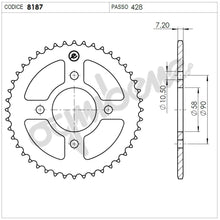 Carica l&#39;immagine nel visualizzatore Galleria, KIT TRASMISSIONE TROFEO HONDA Cod. 256151000