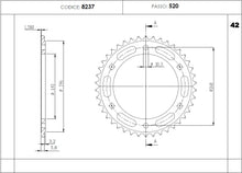 Carica l&#39;immagine nel visualizzatore Galleria, KIT TRASMISSIONE DID RACING HUSQVARNA Cod. 37A287