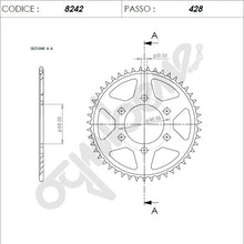 Carica l&#39;immagine nel visualizzatore Galleria, KIT TRASMISSIONE TROFEO HONDA Cod. 256237000