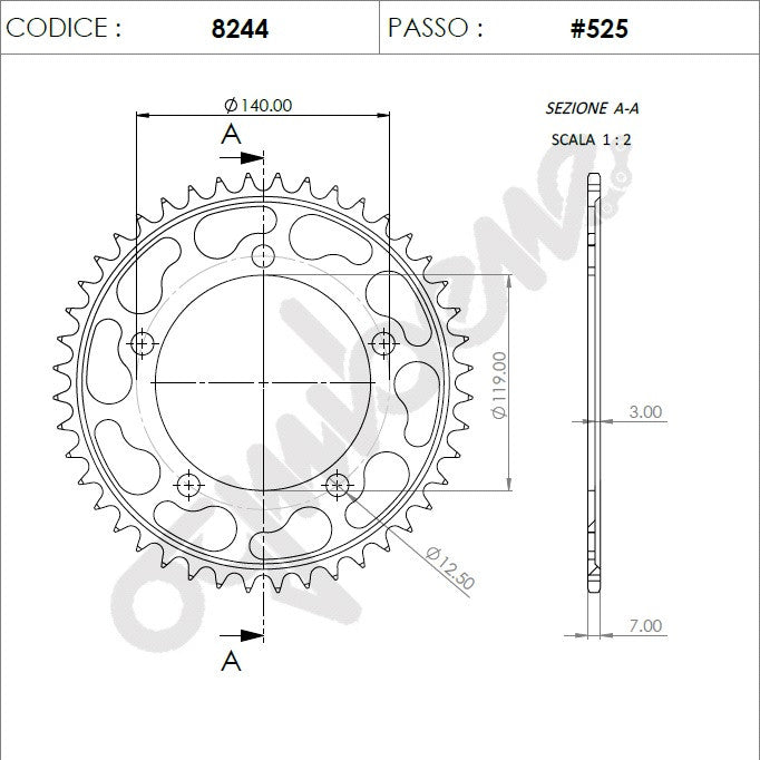 KIT TRASMISSIONE DID BMW Cod. 376245000