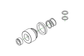 Attuatore frizione Ø 30.5 mm MV Agusta - Kit revisione - Naturale