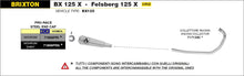 Carica l&#39;immagine nel visualizzatore di Gallery, ARROW IMPIANTO SCARICO BX 125 X - FELSBERG 125 X &#39;19/20 