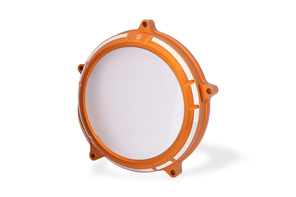 Carter frizione trasparente KTM LC8 Bicolor - Arancio/Argento
