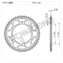 Carica l&#39;immagine nel visualizzatore Galleria, KIT TRASMISSIONE DID BRIXTON 500 CROSSFIRE Cod. 376382000