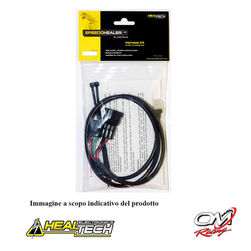 Healtech Speedo Healer V4 HT-SH-V4 – Versione AB HT-SH-V4-AB – Cablaggio HT-SH-A02 – Correttore segnale velocità moto