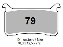 Carica l&#39;immagine nel visualizzatore di Gallery, PASTIGLIE OGNIBENE TROFEO HONDA CBR 1000 RR-R