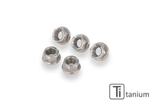 Load image into Gallery viewer, Dadi flangia portacorona Ducati MV Agusta M10x1.25 Titanio