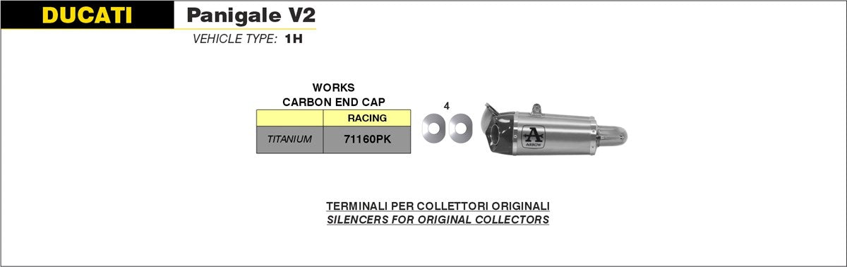 ARROW IMPIANTO SCARICO PANIGALE V2 '20