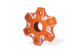Flangia portacorona KTM - Bicolor - Arancio/Argento