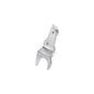 Lightech Coppia Di Forchette Tenditori Catena per TEHO004 - Silver