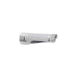 Lightech Poggiapiede Fisso Pedana Lung. 75 mm / ø 26mm (M8) - Silver