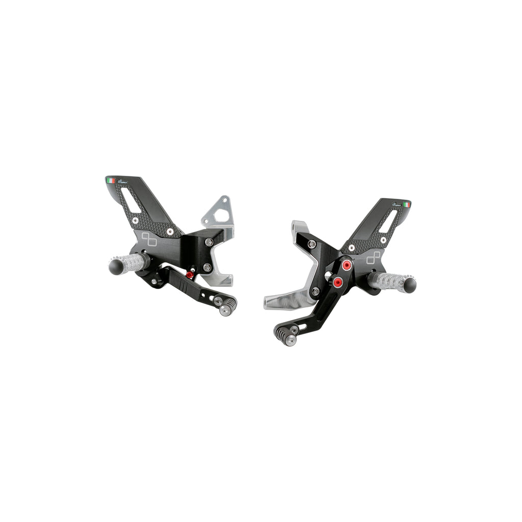 Lightech Pedane Regolabili Con Poggia Piedi Fissi (Track Use) - nan