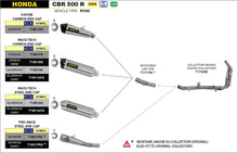 Carica l&#39;immagine nel visualizzatore di Gallery, ARROW IMPIANTO SCARICO HONDA CBR 500 R &#39;19/20