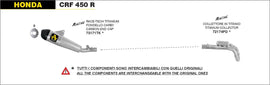 ARROW EXHAUST SYSTEM HONDA CRF 450 R '21/24 
