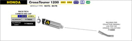 ARROW IMPIANTO SCARICO HONDA CROSSTOURER 1200 '12/20