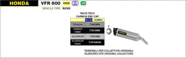 ARROW IMPIANTO SCARICO HONDA VFR 800 '17/20