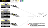 ARROW IMPIANTO SCARICO HONDA X-ADV 750 '17/21