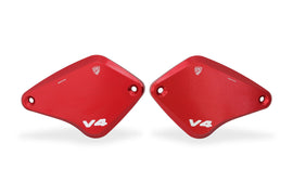 Tappi serbatoi fluido freno e frizione Ducati Diavel V4 - Touch Bicolor