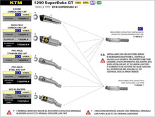 Carica l&#39;immagine nel visualizzatore di Gallery, ARROW IMPIANTO SCARICO KTM 1290 SUPERDUKE GT &#39;17/18 
