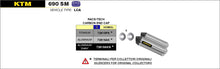 Carica l&#39;immagine nel visualizzatore Galleria, ARROW IMPIANTO SCARICO KTM 690 SM &#39;06/12