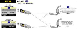 ARROW EXHAUST SYSTEM KTM RC 390 '15/16 
