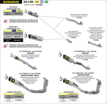 Carica l&#39;immagine nel visualizzatore di Gallery, ARROW IMPIANTO SCARICO KAWASAKI ZX-10R &#39;16/19 