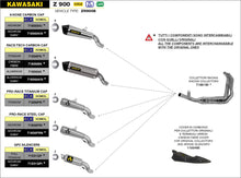 Carica l&#39;immagine nel visualizzatore di Gallery, ARROW IMPIANTO SCARICO KAWASAKI Z 900 &#39;17/19 