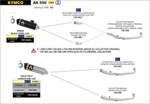 Carica l&#39;immagine nel visualizzatore Galleria, ARROW IMPIANTO SCARICO KYMCO AK 550 &#39;17/20