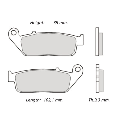 BREMBO RACING - KIT PASTIGLIE MESCOLA Z04 M099Z04