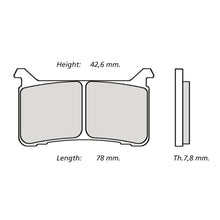 Carica l&#39;immagine nel visualizzatore di Gallery, BREMBO RACING - KIT PASTIGLIE MESCOLA Z04 M108Z04