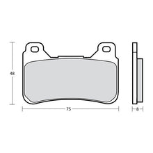 Carica l&#39;immagine nel visualizzatore di Gallery, BREMBO RACING - KIT PASTIGLIE MESCOLA Z04 M488Z04