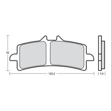 Carica l&#39;immagine nel visualizzatore di Gallery, BREMBO RACING - KIT PASTIGLIE MESCOLA Z04 M497Z04