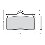 BREMBO RACING - PASTIGLIA MESCOLA Z10 M538Z10