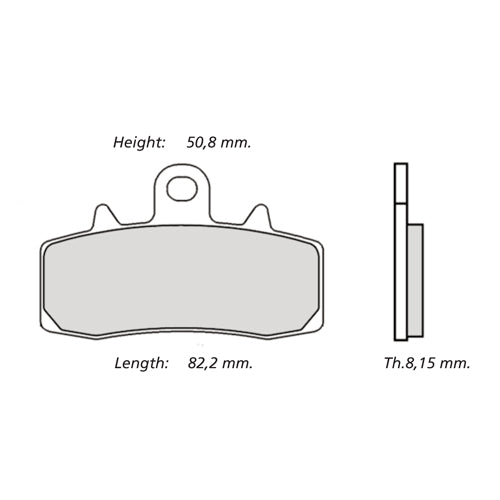 BREMBO RACING - KIT PASTIGLIE MESCOLA Z04 M568Z04