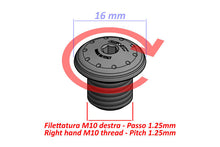 Load image into Gallery viewer, Tappo foro specchio M10 - Filettatura DX