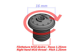 Tappo foro specchio M10 - Filettatura DX