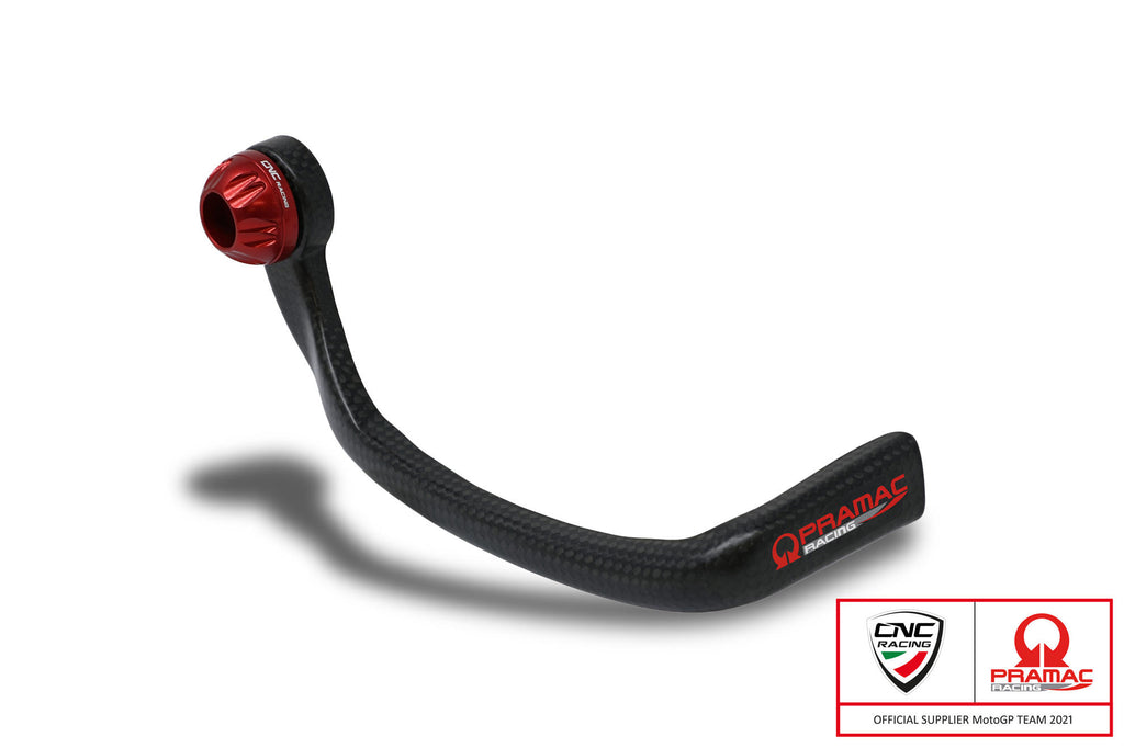 Brake-Guard Carbon Race - Protezione leva freno anteriore carbonio opaco - Pramac Racing Limited Edition - Rosso