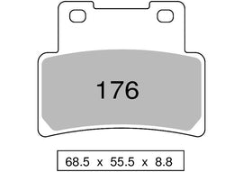 OGNIBENE PADS YAMAHA MT 125 