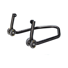 Carica l&#39;immagine nel visualizzatore di Gallery, Lightech Cavalletto Posteriore Componibile In Ferro Con Rulli A 4 Ruote