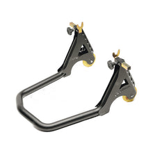 Carica l&#39;immagine nel visualizzatore Galleria, Lightech Iron Boxed Rear Stand with Wheels and Forks