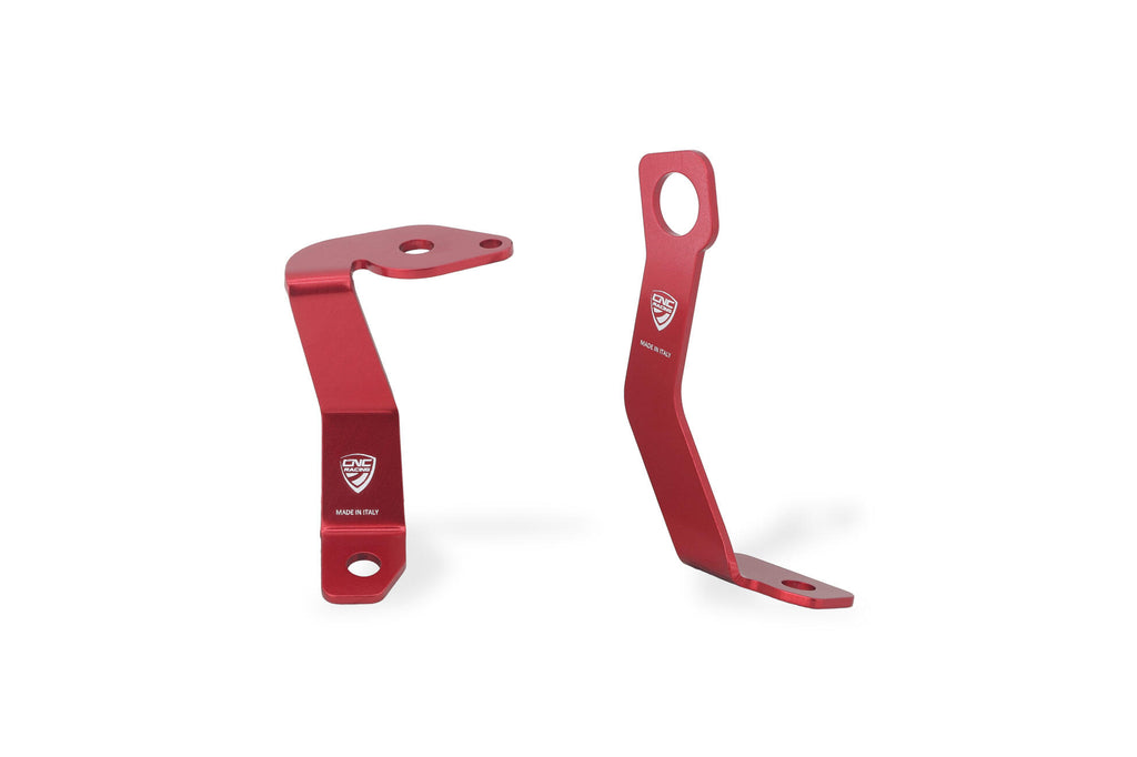 Kit staffe serbatoio fluido freno e frizione Moto Guzzi Mandello - Rosso