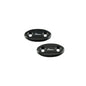 Lightech Coppia Tappi Sede Specchio - Nero