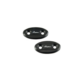 Lightech Coppia Tappi Sede Specchio - Nero
