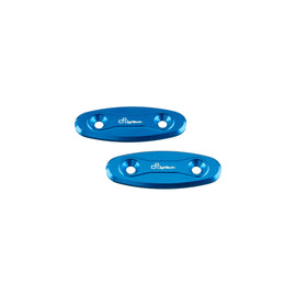 Lightech Coppia Tappi Sede Specchio - Cobalto